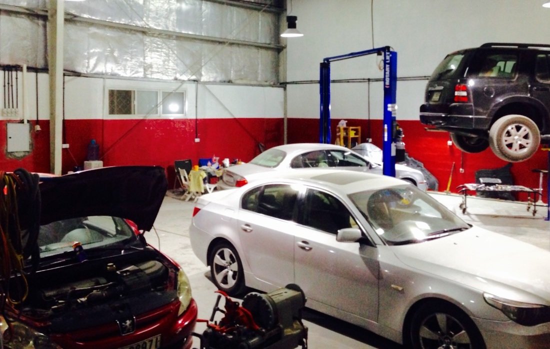 Workshop interior